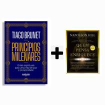 Kit Livros, Princípios milenares,Tiago Brunet + Quem Pensa Enriquece, o Legado - Livro de Bolso, Napoleon Hill Kit Livros, Princípios milenares,Tiago Brunet + Quem Pensa Enriquece, o Legado - Livro de Bolso, Napoleon Hill
