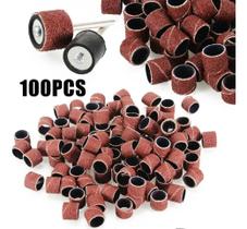 Kit Lixa De Tubo 1/2 Para Micro Retifica - 100 Lixas 2 haste