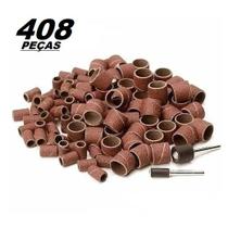 Kit Lixa De Tubo Para Micro Retifica - 400 Lixas 8 haste