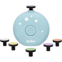Kit Lixa de Unha Elétrico Buba Redondo Azul