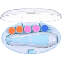 Kit lixa de unha elétrico para bebê com estojo - buba
