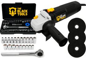 Kit Lixadeira Esmerilhadeira Profi. 4.1/2 + Jogo De Soquete Kit Lixadeira Esmerilhadeira Profi. 4.1/2 + Jogo De Soquete