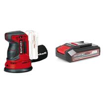 Kit Lixadeira Roto-orbital a Bat Te-rs 18 Li com Bateria Power-x-change 18v 2,5 Ah Li Einhell