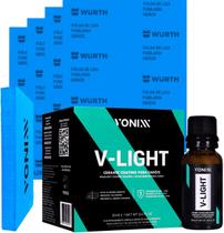 Kit Lixamento e Vitrificação do Faro V-Light 20ml Vonixx + Lixa 800 1200 2000 3000 Wurth Taco Lixa