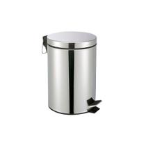 Kit Lixeira 3 litros Inox + Escova Sanitária Inox para Banheiro Kits:Somente Lixeira 3L Kit Lixeira 3 litros Inox + Escova Sanitária Inox para Banheiro Kits:Somente Lixeira 3L
