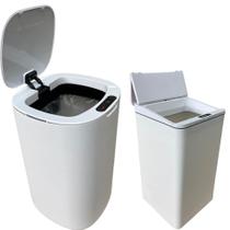 Kit Lixeira 9+10L Inteligente C/ Sensor Ecritório Cozinha Banheiro - Moreira importação