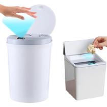 Kit Lixeira Automática C/sensor 12L + 6L Inteligente Cozinha Pia