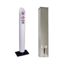 Kit Lixeira Coletora PVC Copo Água E Suporte Copos Descartáveis 200ml Inox Kit Lixeira Coletora PVC Copo Água E Suporte Copos Descartáveis 200ml Inox