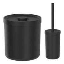 Kit Lixeira De Banheiro 6 Litros + Escova Sanitária Bold