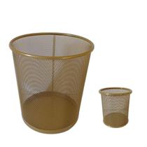 Kit Lixeira de Escritorio Cesto de lixo Aramado 10 L Dourado e Porta Treco Redondo 9x10 cm Gv Office Kit Lixeira de Escritorio Cesto de lixo Aramado 10 L Dourado e Porta Treco Redondo 9x10 cm Gv Office