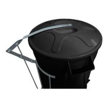 Kit Lixeira Pedal De Aço Preta 100l+ 100 Sacos De Lixo 100l Kit Lixeira Pedal De Aço Preta 100l+ 100 Sacos De Lixo 100l