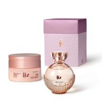Kit Liz Desodorante Colônia + Creme Desodorante Hidratante Corporal Boticário Mulher Presente - OBot