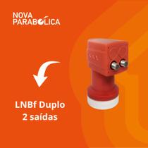 Kit Lnbf Duplo + 2 Cabos 15 metros + 4 Conectores Kit Lnbf Duplo + 2 Cabos 15 metros + 4 Conectores
