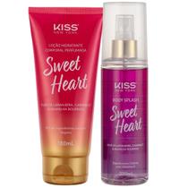 Kit Loção Corporal Body Splash Kiss New York Sweet Heart Kit Loção Corporal Body Splash Kiss New York Sweet Heart