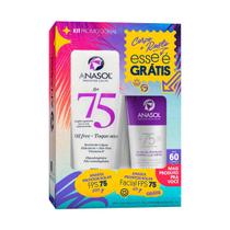 Kit Loção Corporal FPS75 200g + Protetor Facial 60g - Anasol Kit Loção Corporal FPS75 200g + Protetor Facial 60g - Anasol