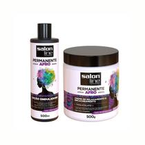 Kit Loção e Creme de Relaxamento Permanente Afro Salon Line