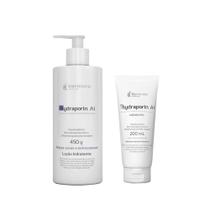 Kit Loção Hidratante Corporal Hydraporin AI 450g + Hydraporin AI Sabonete Líquido Mantecorp 200ml Kit Loção Hidratante Corporal Hydraporin AI 450g + Hydraporin AI Sabonete Líquido Mantecorp 200ml