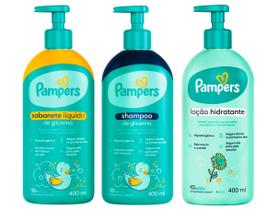 Kit Loção Hidratante Corporal Pampers Infantil