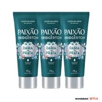 Kit Loção Hidratante Mãos Paixão & Bridgerton 200ml - 3 UN Kit Loção Hidratante Mãos Paixão & Bridgerton 200ml - 3 UN