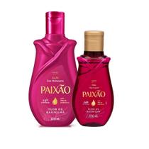 Kit Loção Hidratante Paixão Flor De Baunilha 200ml + Óleo Corporal Paixão Flor De Baunilha 100ml Kit Loção Hidratante Paixão Flor De Baunilha 200ml + Óleo Corporal Paixão Flor De Baunilha 100ml