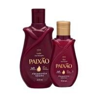 Kit Loção Hidratante Paixão Framboesa Negra 200ml + Óleo Corporal Paixão Framboesa Negra 100ml