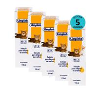 Kit Loção Limpadora de Orelhas Limpinho 110ml C/ 5 unidades Kit Loção Limpadora de Orelhas Limpinho 110ml C/ 5 unidades