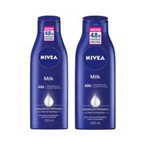 Kit Loção Nivea Milk