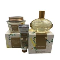 Kit Loccitane Amburana- Creme Corporal, Colônia, creme de mãos