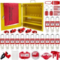 Kit Lockout Tagout Station SAFBY Locks 80 unidades com ferrolhos e etiquetas