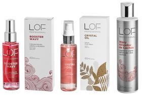 Kit LOF Booster Wavy+ Ativador de Cachos Wavy + Crystal Oil