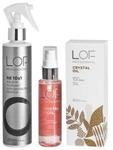 Kit LOF Crystal Oil 60ml + Hit 10x1 proteção térmica 200ml