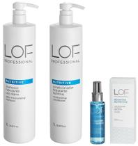 Kit LOF Nutritive Shampoo + Condicionador 1L+ Booster Másc. Kit LOF Nutritive Shampoo + Condicionador 1L+ Booster Másc.