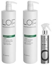 Kit LOF Purifying Shampoo + Condicionador 1L + Hit 10x1