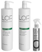Kit LOF Purifying Shampoo + Condicionador 1L + Hit 10x1