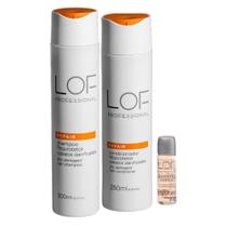 Kit LOF Repair Shampoo 300ml, Condicionador 250ml, Ampola Máscara Liquida 15ml