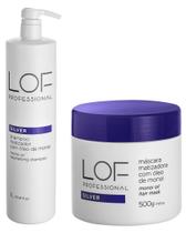Kit LOF Shampoo 1 Litro+ Máscara Matizadora Silver 500g