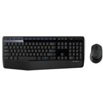 Kit Logitech MK345 Teclado e Mouse Sem Fio 1000DPI Preto ABNT2