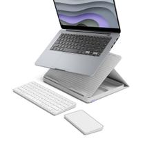 Kit Logitech Pop Up Desk para Home Office - Suporte para Laptop