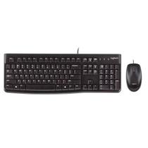 Kit Logitech Teclado e Mouse USB MK120 Preto