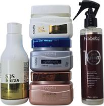 Kit Loira Hobety Cronograma Capilar 5 Produtos Hobety