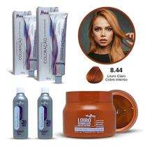 Kit Loiro Acobreado - Matizador, 2 Colorações, 2 Ox Mairibel Kit Loiro Acobreado - Matizador, 2 Colorações, 2 Ox Mairibel