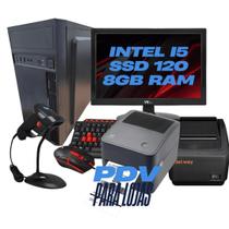 Kit Loja Pdv I5 ssd120 8RAM + Tela + Leitor + imp etiqueta Kit Loja Pdv I5 ssd120 8RAM + Tela + Leitor + imp etiqueta