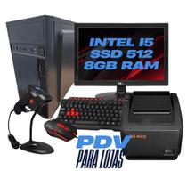 Kit Loja Pdv I5 ssd480 8 RAM +Tela + Leitor + Impressora