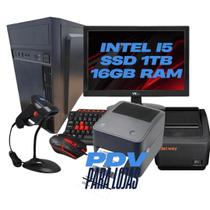 Kit Loja Pdv I5 ssd960 16RAM + Tela + Leitor + imp etiqueta