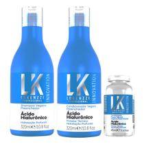 Kit Lokenzzi Acido Hialuronico Shampoo + Cond + Power Dose Kit Lokenzzi Acido Hialuronico Shampoo + Cond + Power Dose