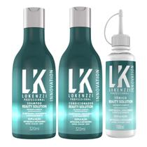 Kit Lokenzzi Beauty Solution Shampoo Condicionador Tonico Kit Lokenzzi Beauty Solution Shampoo Condicionador Tonico