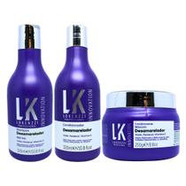 Kit Lokenzzi Desamarelador Shampoo + Condicionador + Máscara