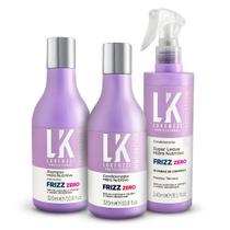 Kit Lokenzzi Frizz Zero Shampoo Condicionador Super Leave