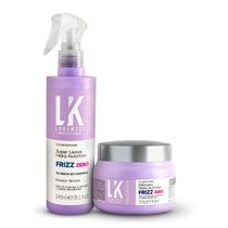 Kit Lokenzzi Frizz Zero Super Leave Mascara Hidra Nutritivo