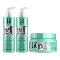 Kit Lokenzzi Hair Real 10 Effects Ativador Modelador Mascara Kit Lokenzzi Hair Real 10 Effects Ativador Modelador Mascara